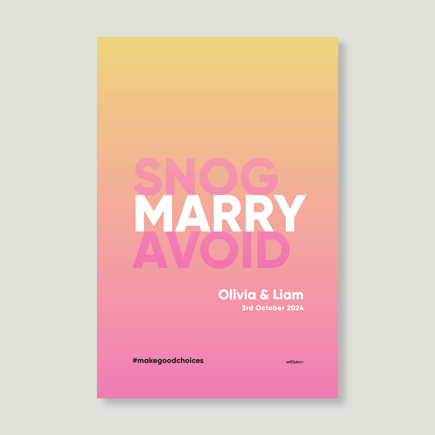 Snog Marry Avoid - Sunset Edition