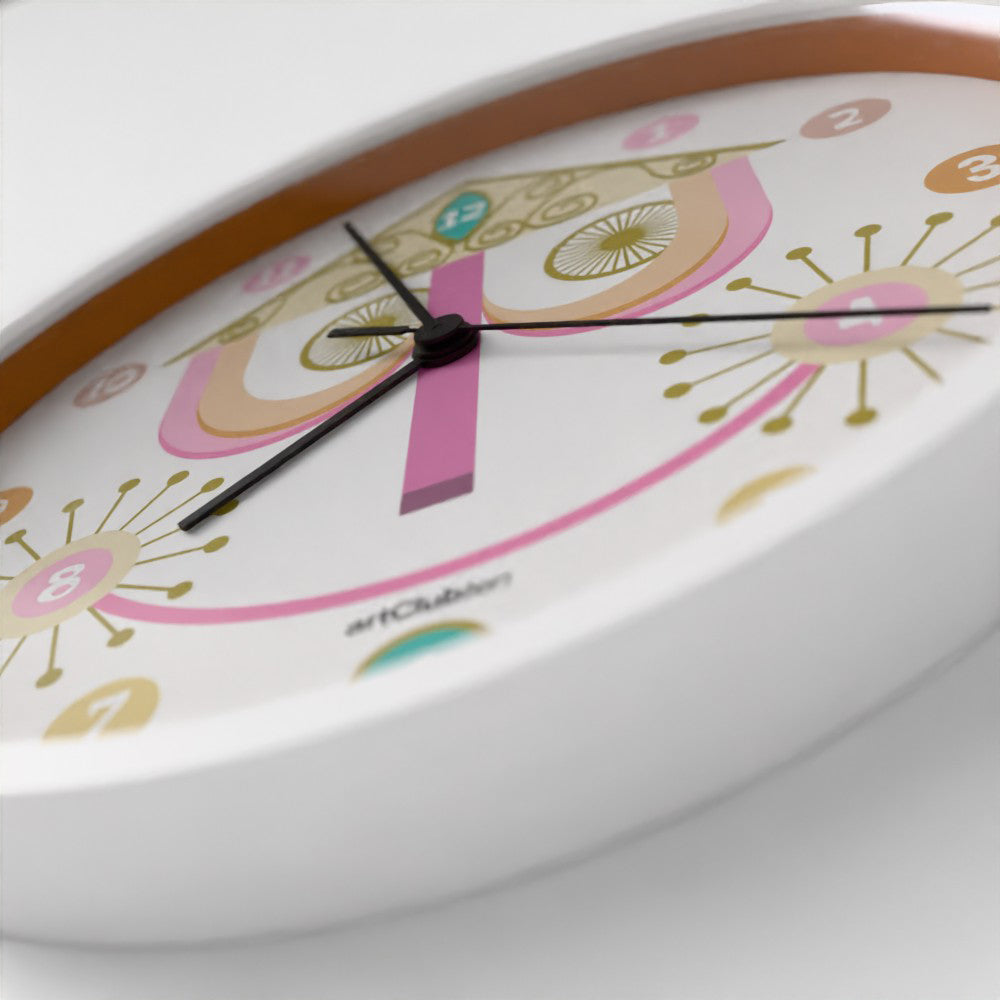 It's a Small World - Wall Clock - White