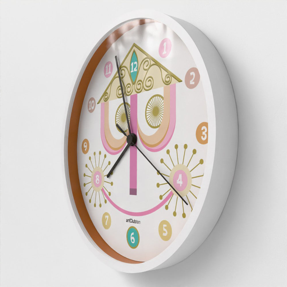 It's a Small World - Wall Clock - White